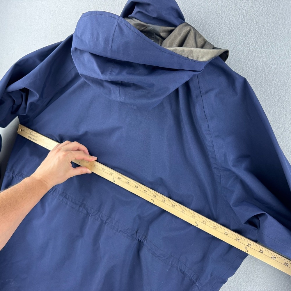 USN Goretex Fowl Weather II Parka Mens Large Blue Waterproof Shell Military USA - Picture 15 of 16